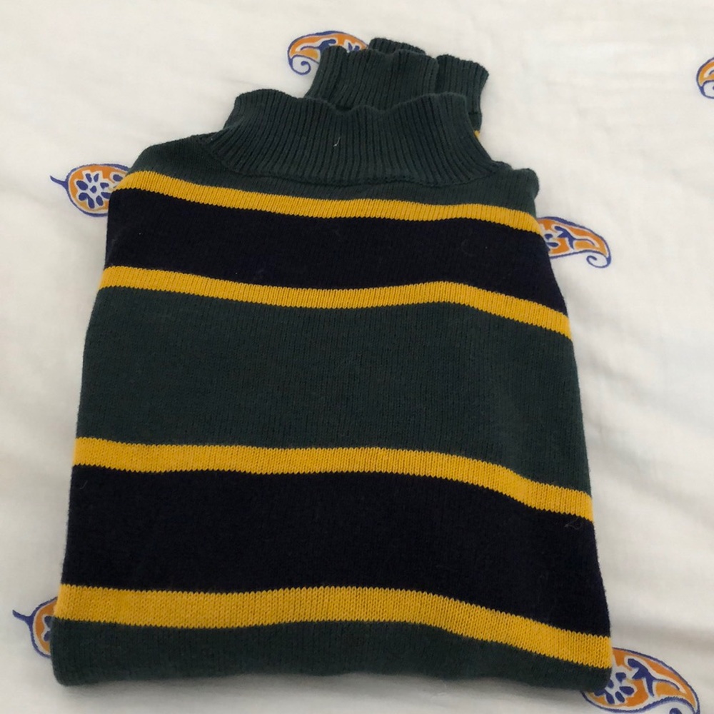 Brandy Melville striped mock neck sweater